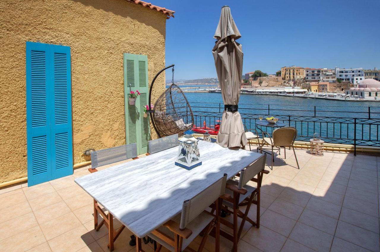 Casa Alba Seaview House Chrissi Akti Chania Exterior foto